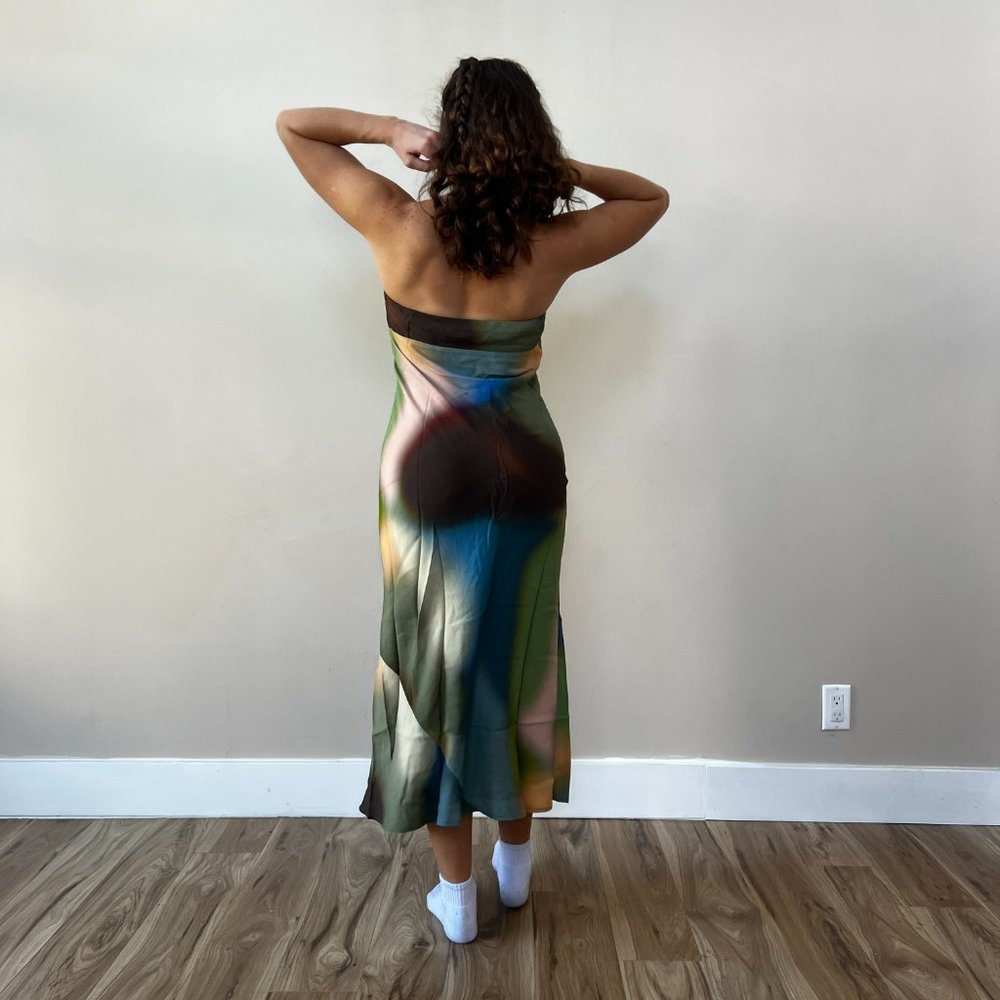 Reformation Joana Dress | Blur 🎉 SALE 🎀 NEW - Picture 5 of 10